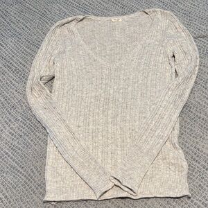 Brandy Melville Cream Cable Knit Sweater